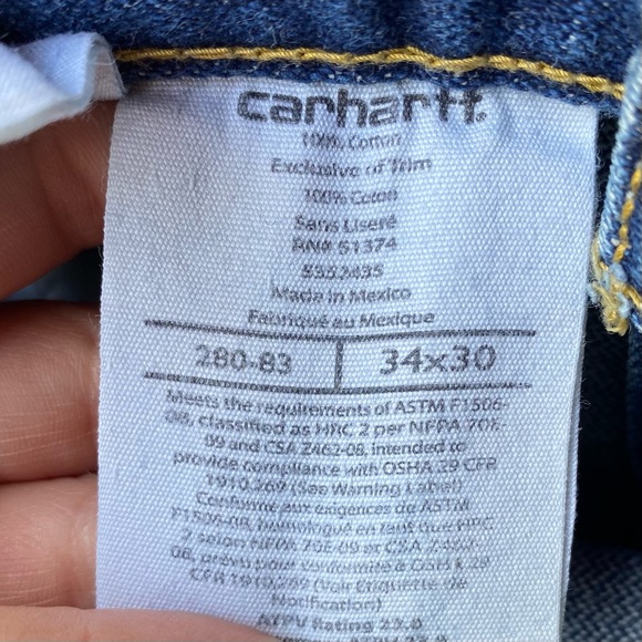 Carhartt Flame Resistant Utility Relaxed Fit Jeans - Picture 10 of 10